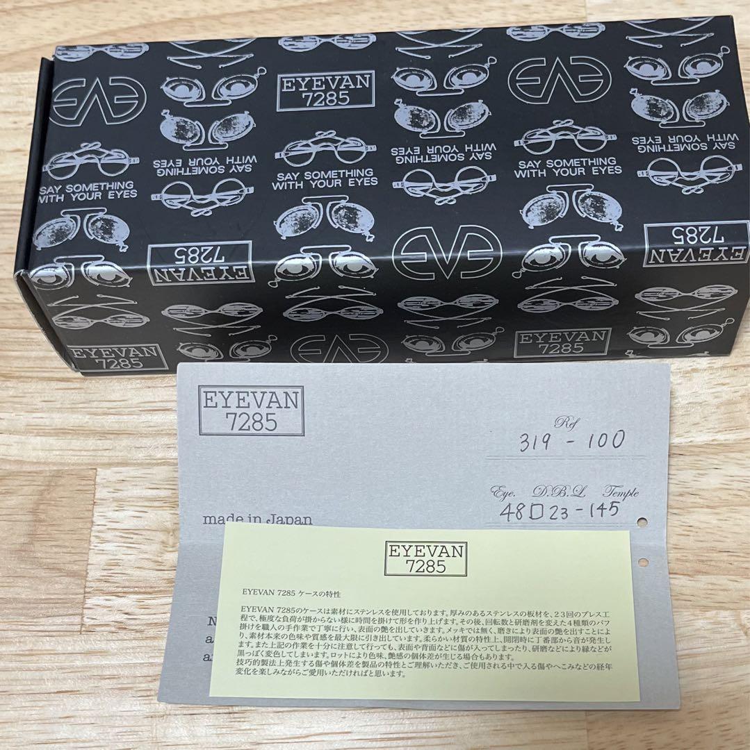 ⭐️EYEVAN7285  ■ mod.319 ■綾野剛着用■c.100ブラック