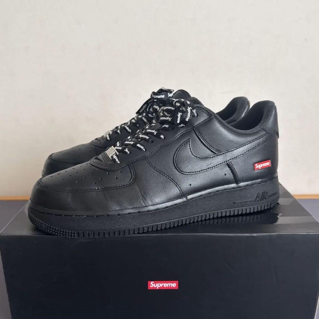 Supreme Nike Air Force 1 ブラック メンズ 28.5cm