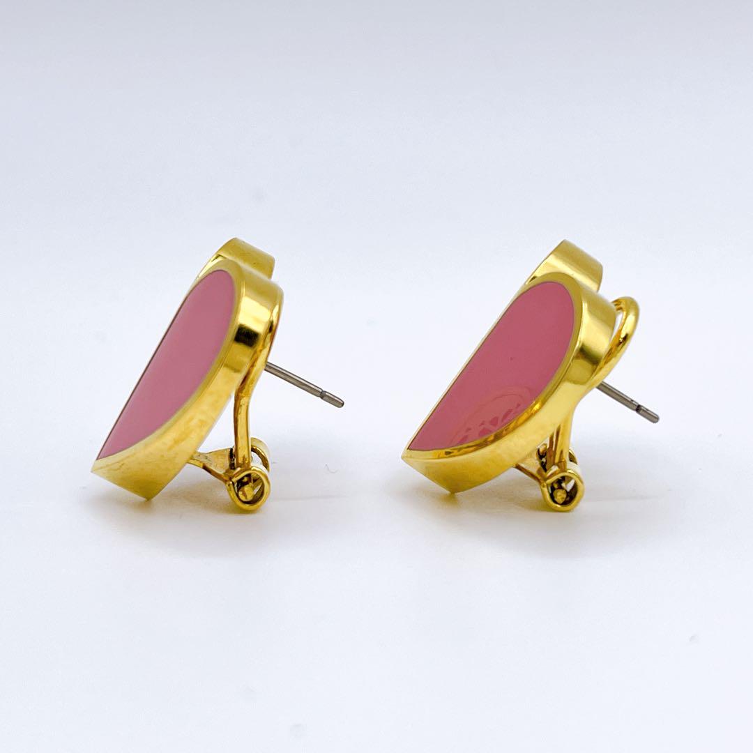 ✨美品✨kate spade ケイトスペード 可愛いハートピアス ピンク ✧
