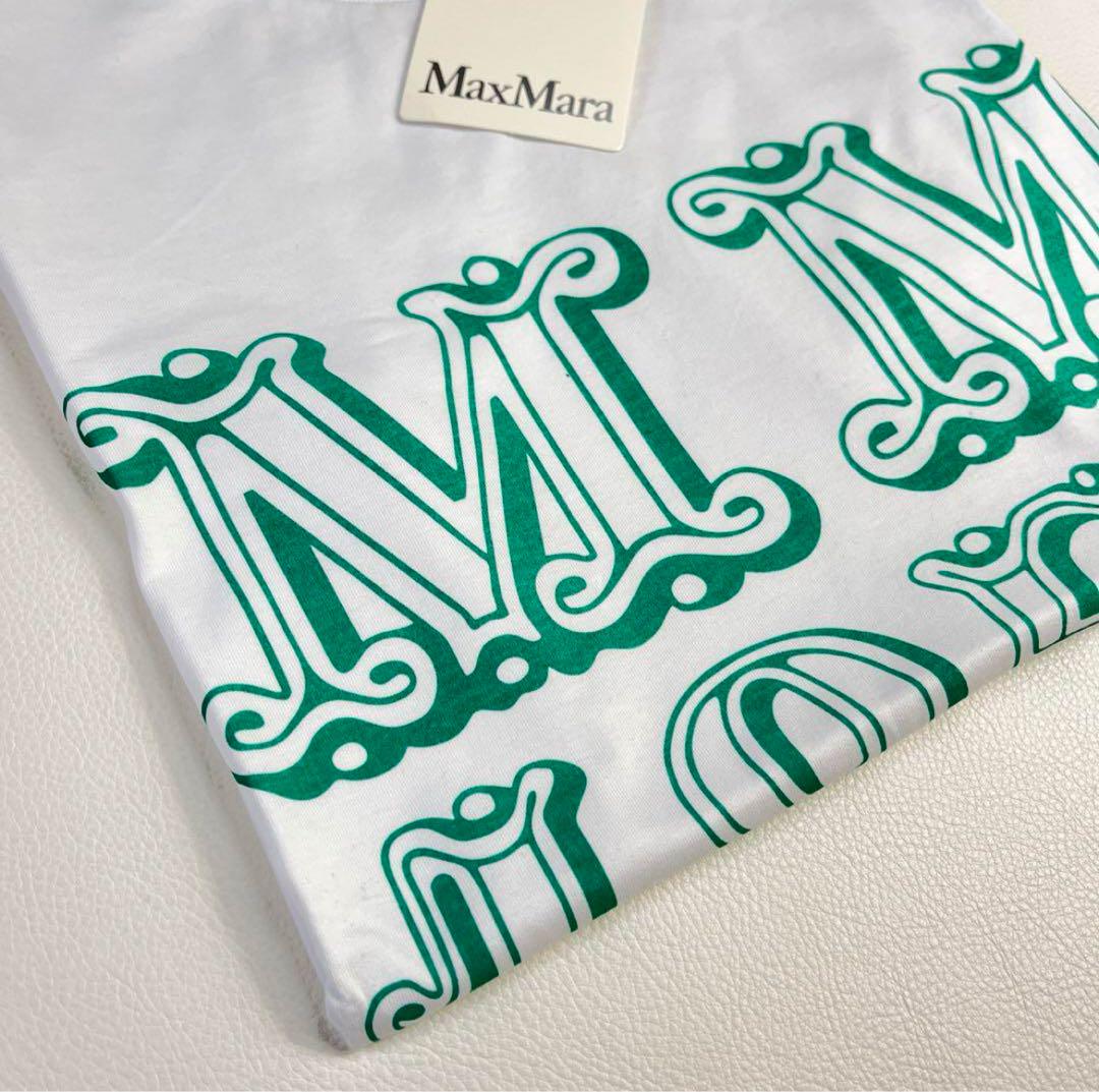 MAX MARA】マックスマーラ プリントロゴ Tシャツ MM 1951 XS