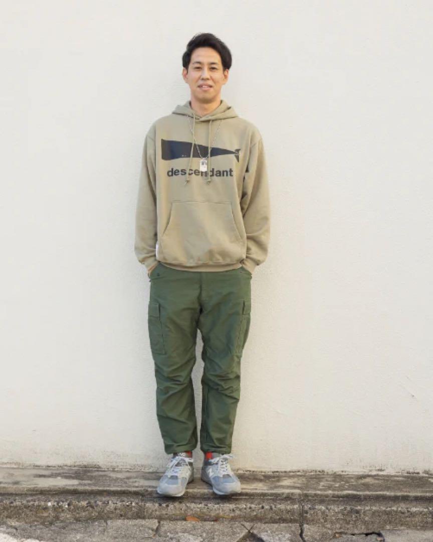 DESCENDANT D-65M SATIN TROUSERS　カーゴパンツ