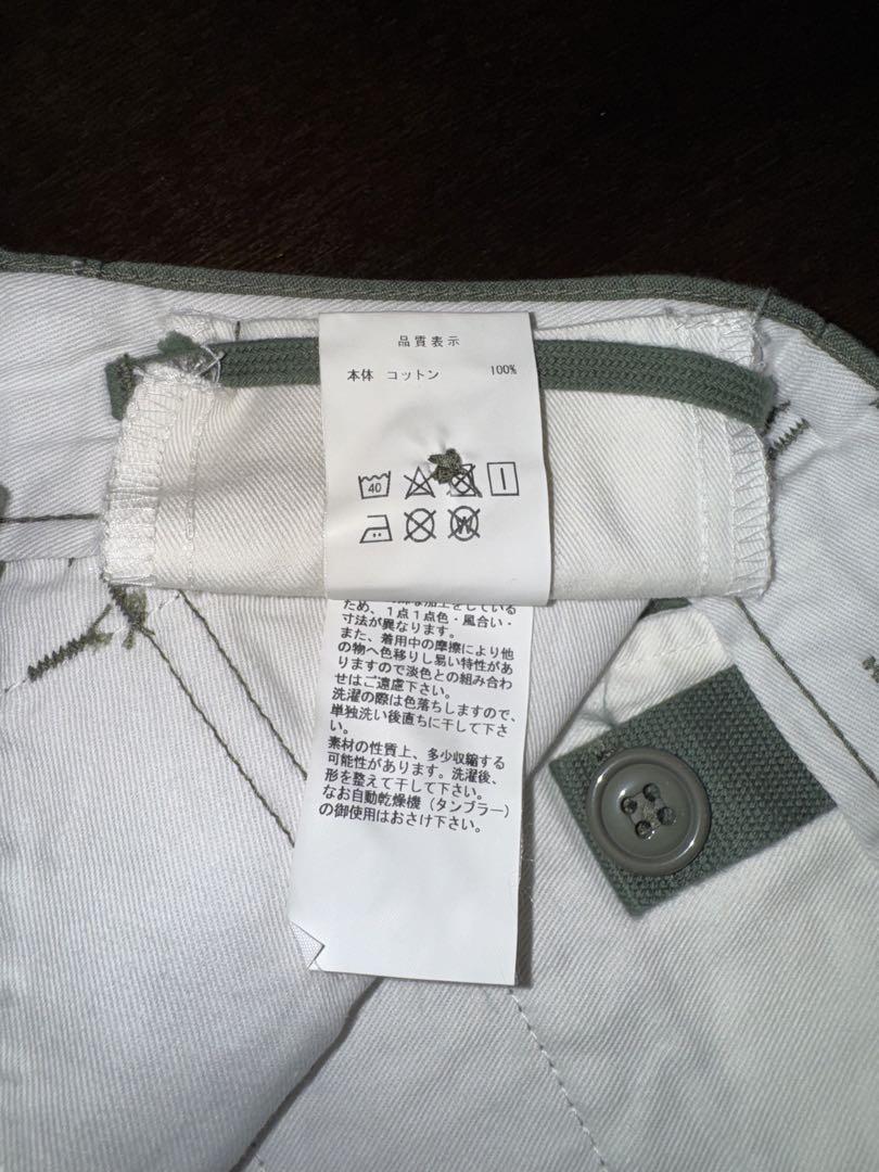 DESCENDANT D-65M SATIN TROUSERS　カーゴパンツ