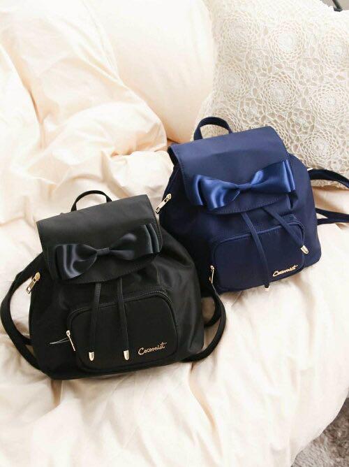 cocoonist リボンリュック 新品 ブラック