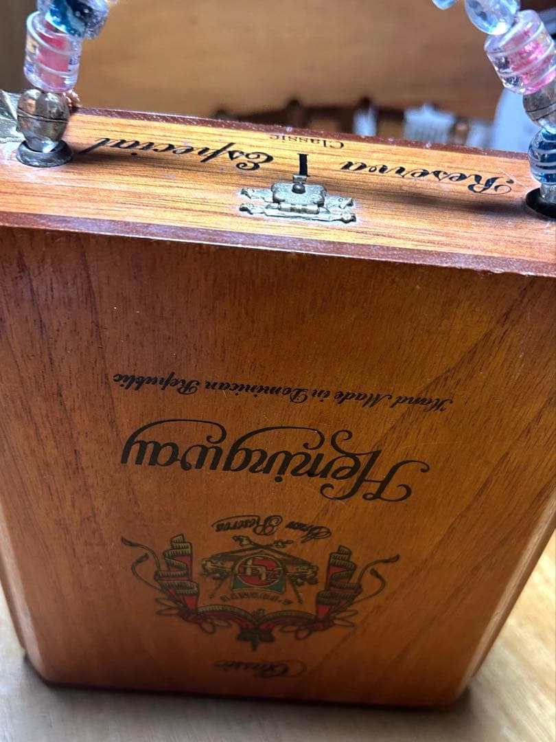 ビンテージ プードル 木製バック ビンテージ プードル 木製バック