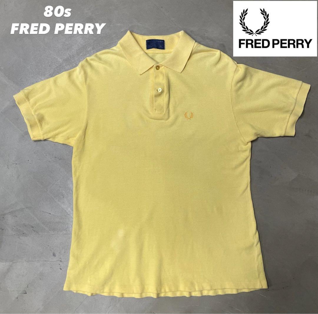 80s FRED PERRYポロシャツ イングランド製　フレッドペリー