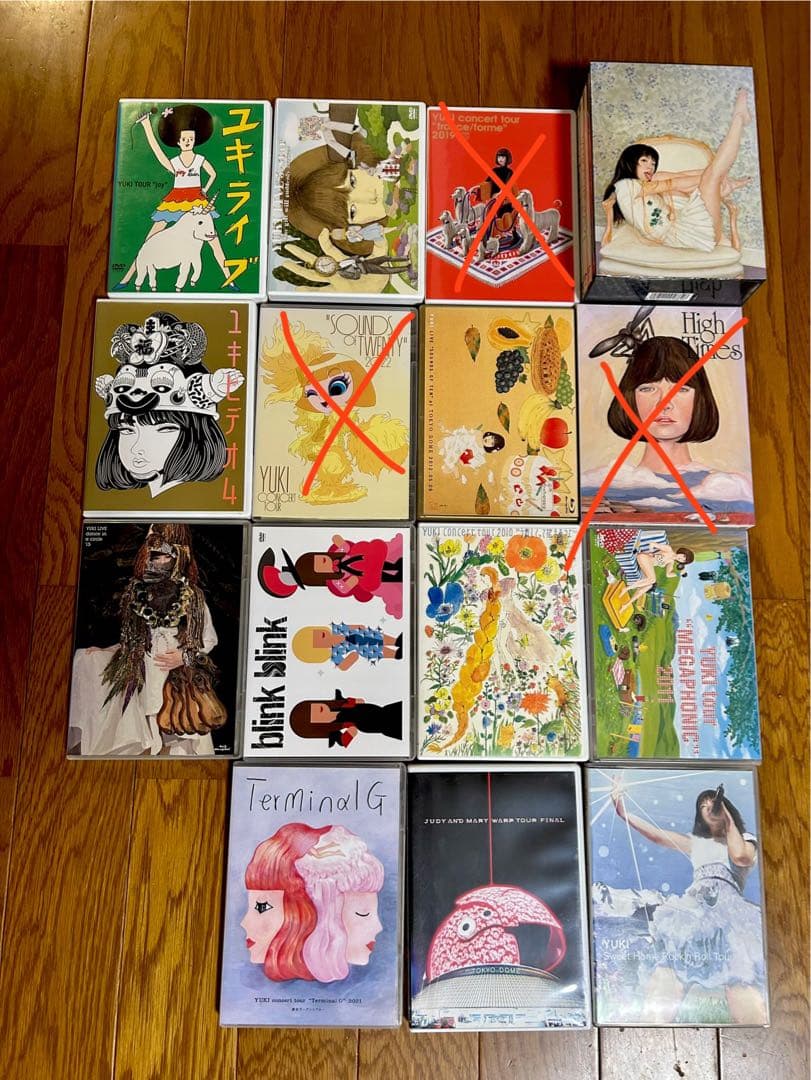 YUKI トリオロジー　ライブDVD 別売り可