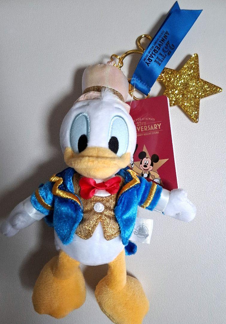 ディズニーストア　ドナルドプラッシュキーチェーン ディズニーストア ドナルド ぬいぐるみキーホルダー プラッシュ