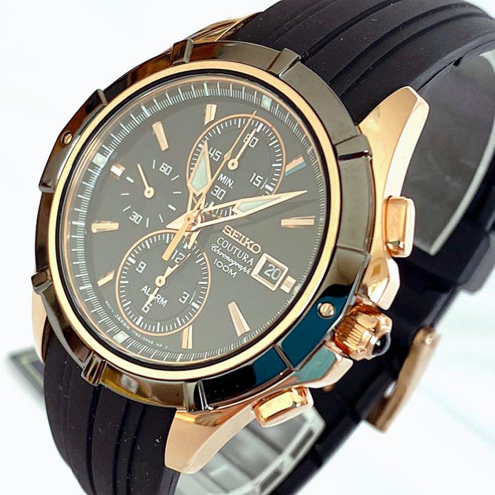 ◎海外版 Seiko コーチュラ クロノグラフ 人気モデルメンズ腕時計 新品 ◎海外版 Seiko コーチュラ クロノグラフ 人気モデルメンズ腕時計 新品