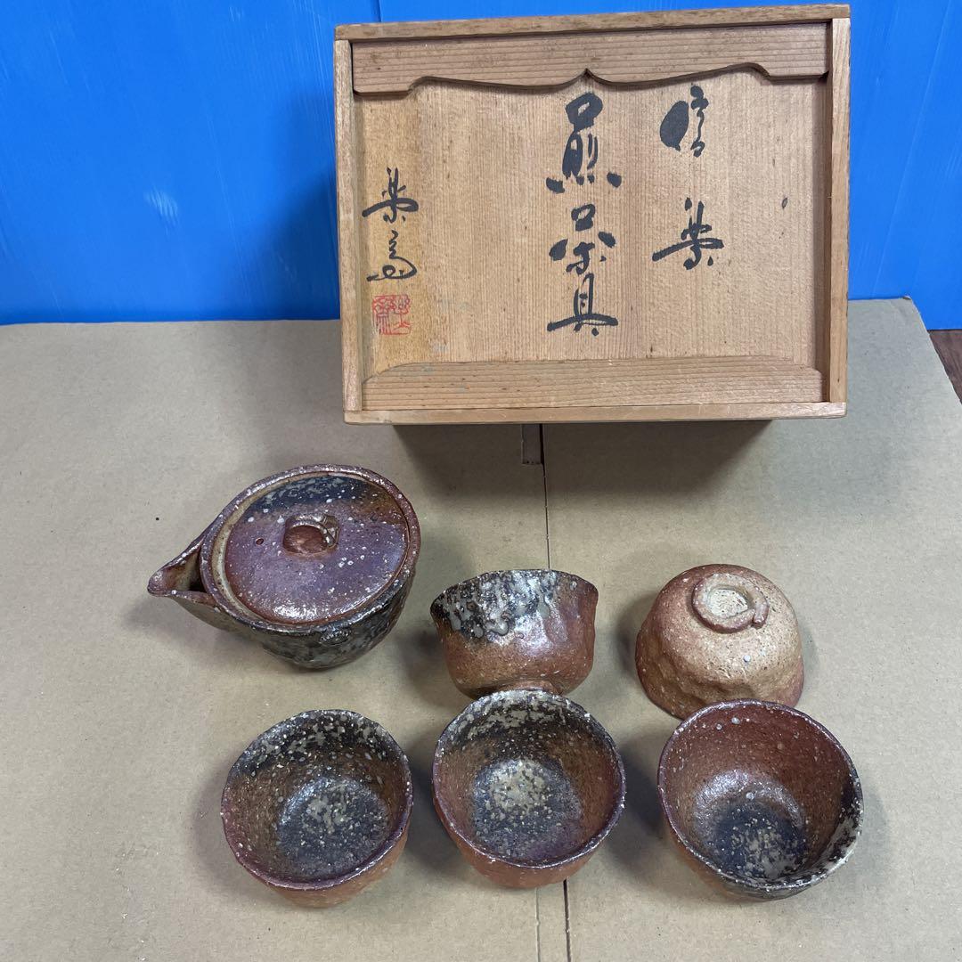 急須蓋付き湯呑み5客セット