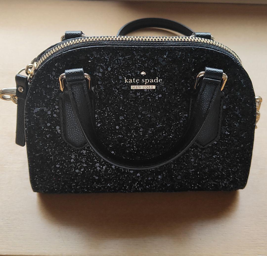 J*k様 美品 Kate Spade ブラック グリッター 2way チェーン J*k様 美品 Kate Spade ブラック グリッター 2way チェーン