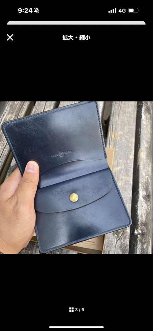 アーツアンドクラフツ　シェルコードヴァンウォレット　ネイビー　新品・未使用品