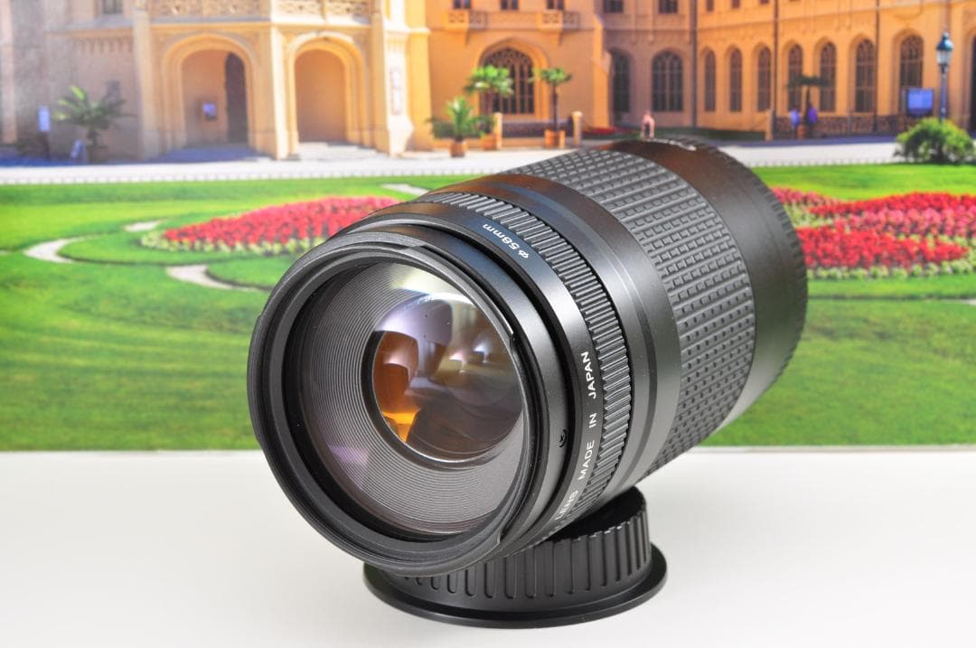 望遠レンズ キヤノン Canon 迫力の75-300mm レンズフード付き！