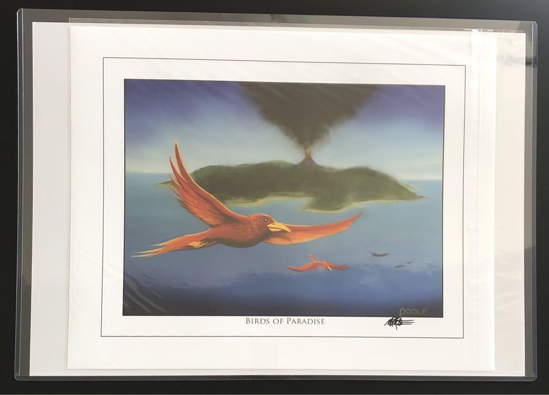 Mark Pooleアートプリント　極楽鳥　Birds of Paradise