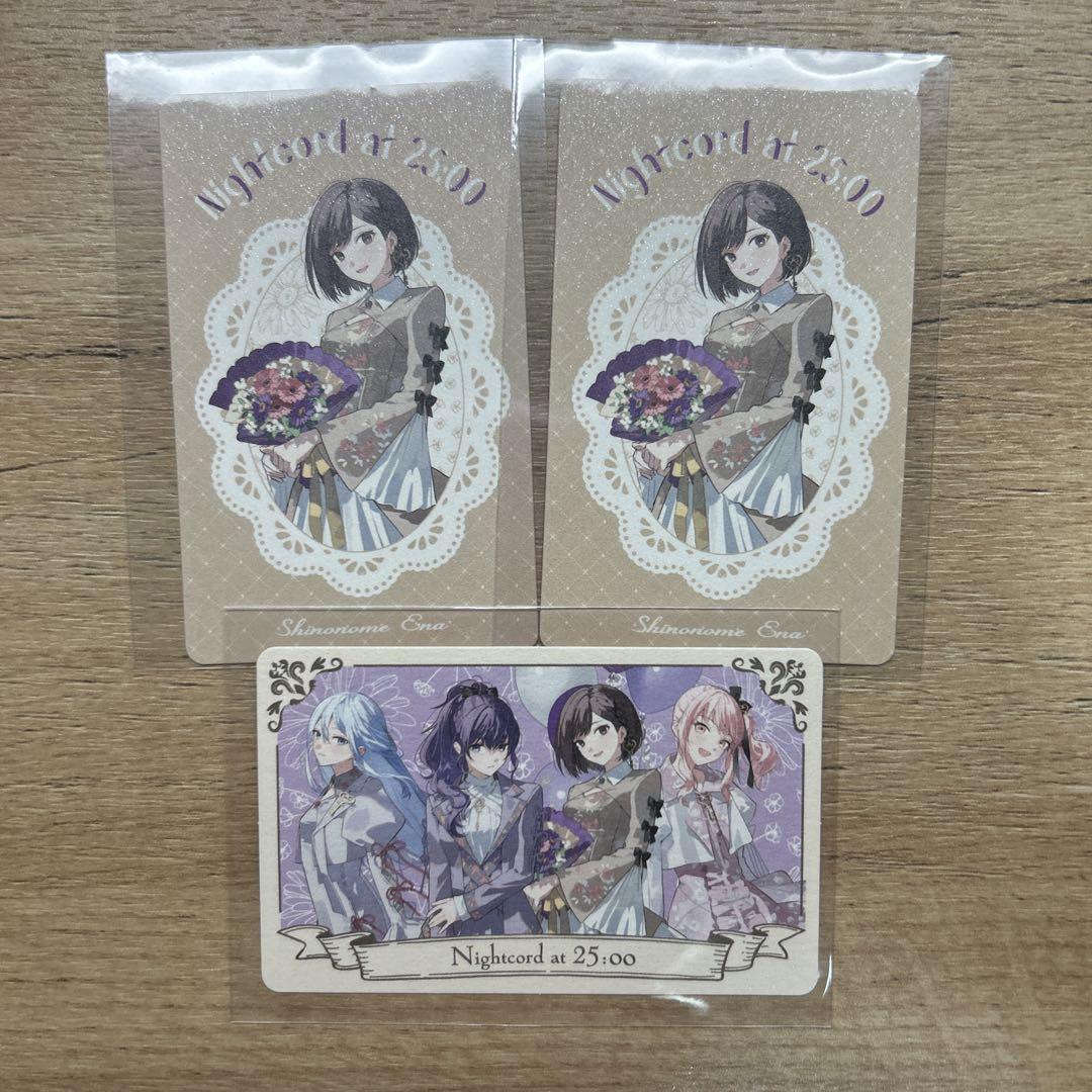 プロセカ　東雲絵名　感謝祭　グリーティングカード　グリカ 東雲絵名 プロセカ 感謝祭 4周年 2024 グリーティングカード