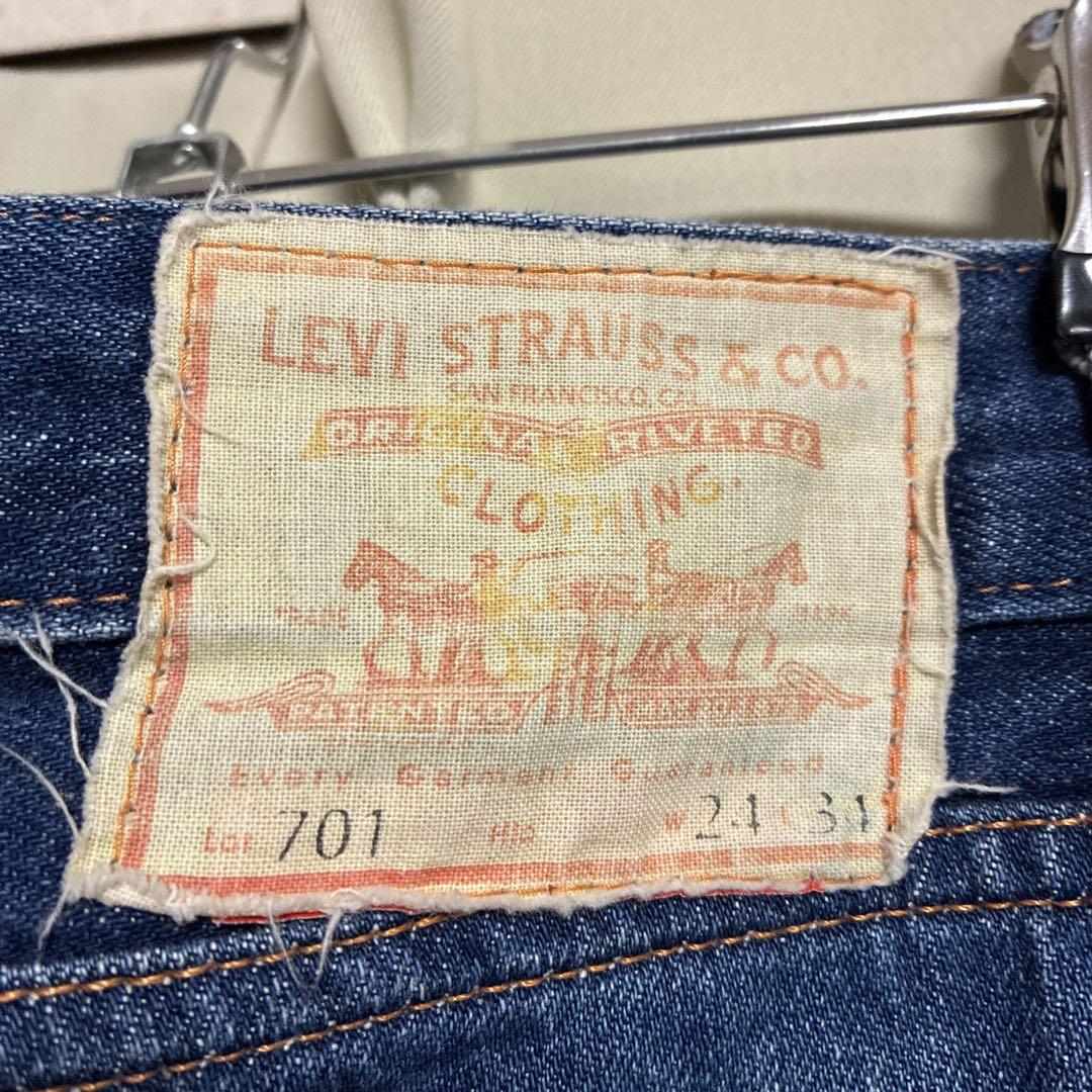 Levi’s 701ストレートデニム W24L29 LVC