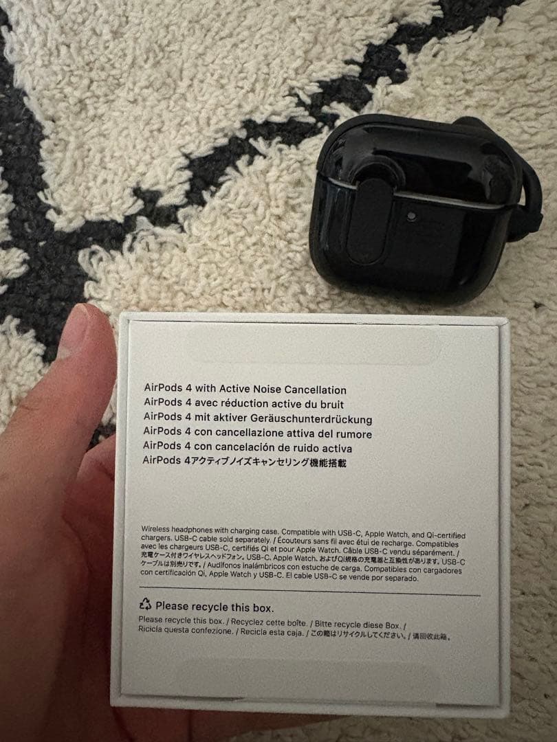 AirPods 4 アクティブノイズキャンセリング ブラック AirPods 4 アクティブノイズキャンセリング ブラック