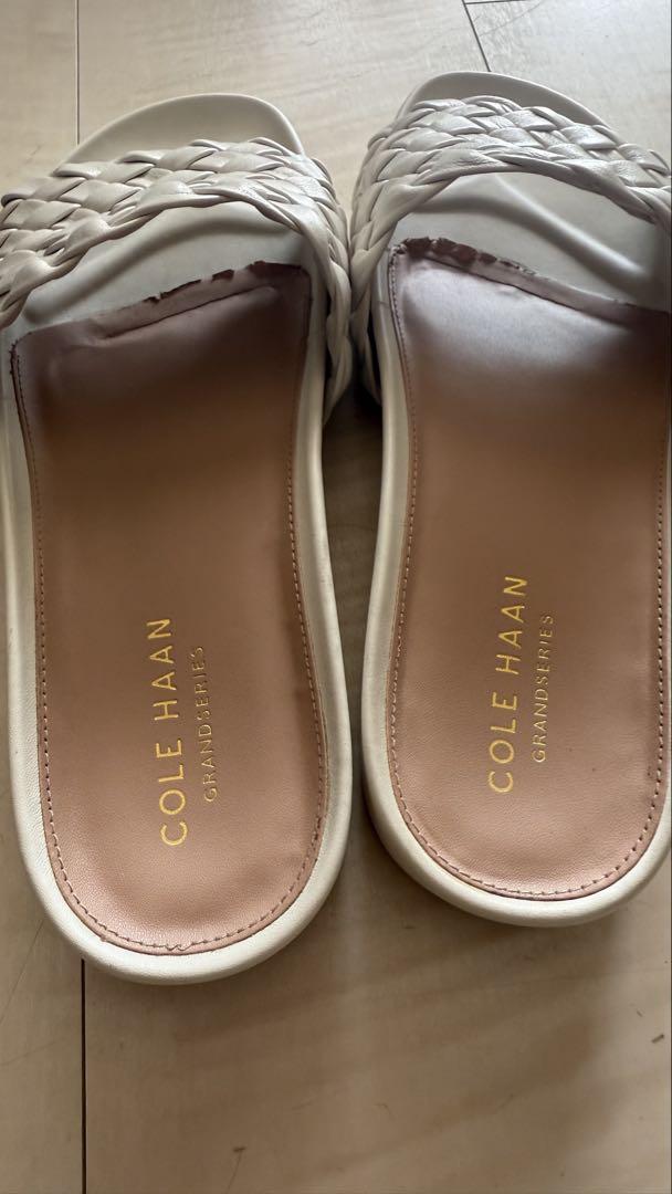 公式完売色●COLE HAAN●モハベ スライドサンダル●アイボリー COLE HAAN MOJAVE SLIDE SANDAL 6 B アイボリー