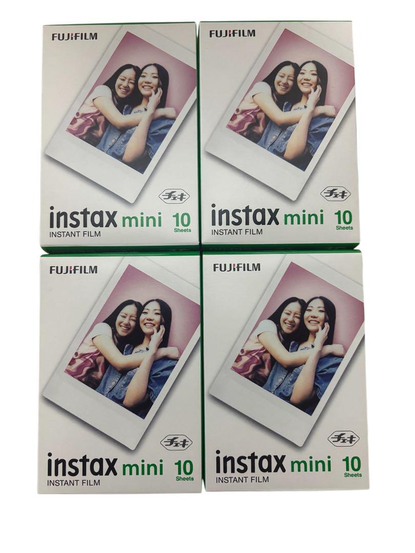 新品未開封　フジフイルム チェキフィルム instax mini 10枚×4箱