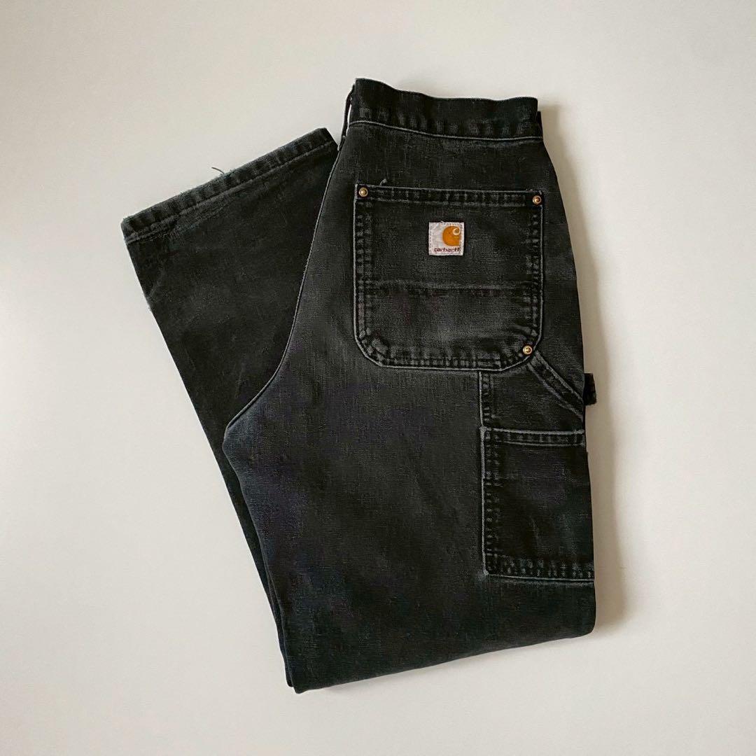 00s カーハート ダブルニーダックペインター ブラック 31×30M Carhartt