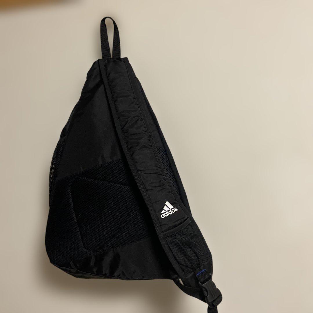 y2k 90s' adidas アディダス　ワンショルダーバッグ 黒ブラック