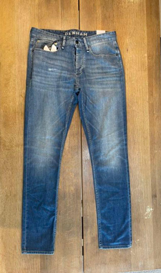 ブルー系 Free Size高評価のクリスマスプレゼント Denham 表記サイズ32 新品 未使用 タグ付き デニム ジーンズ メンズブルー系free Size 11 0 Www Dawajen Bh