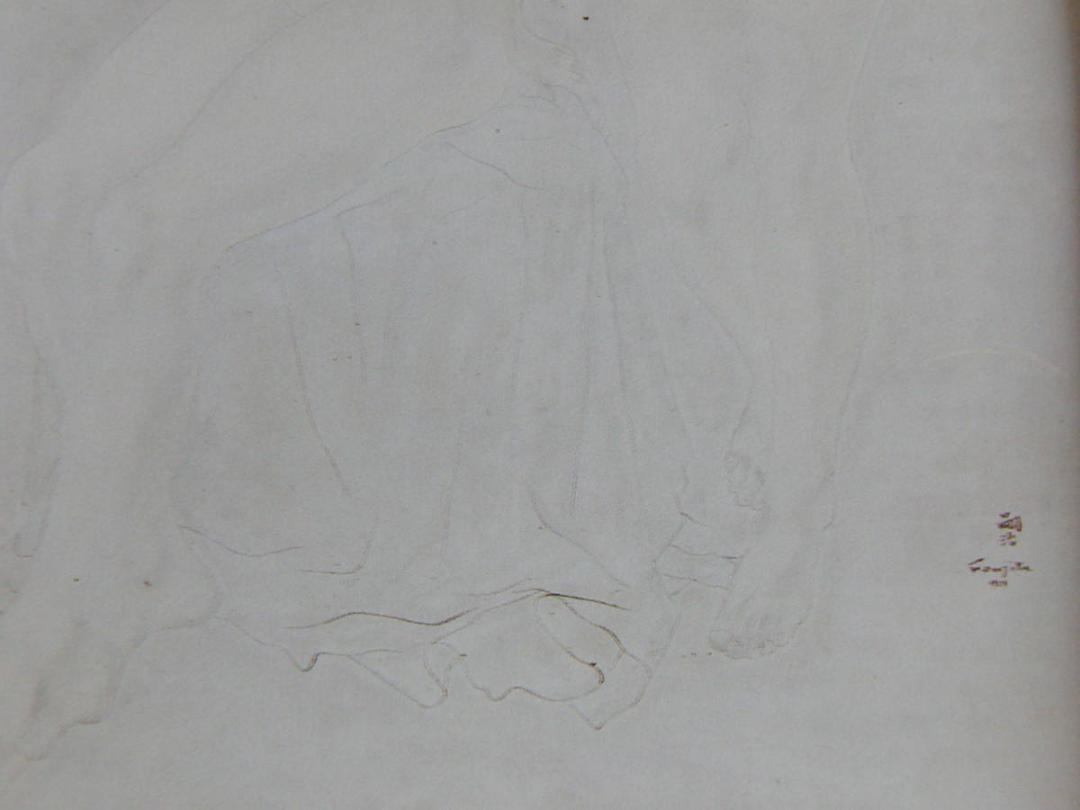藤田嗣治、【Deux Amies】、希少な額装用画集より、厳選、新品額装