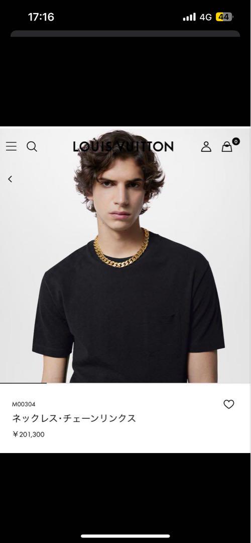 美品　LOUIS VUITTON コリエ・チェーンリンクス M00304