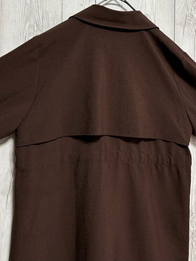 URBAN RESEARCH◆ウエストドロストトレンチコート◆D.BROWN36