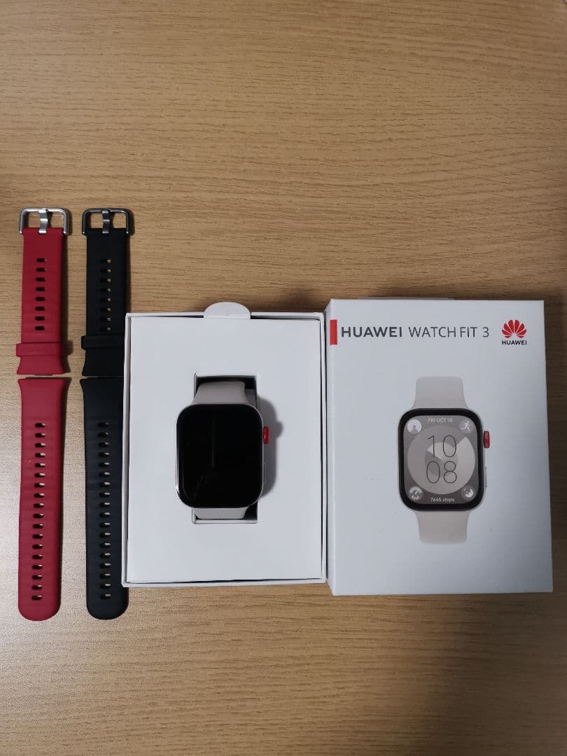 HUAWEI WATCH FIT 3 本体 純正バンド2本付