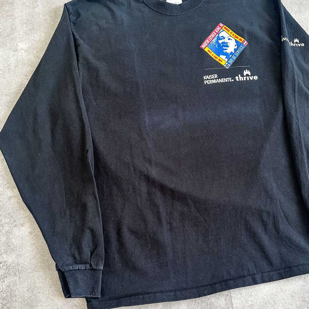 2000's MARTIN LUTHER KING JR ブラック ロンT