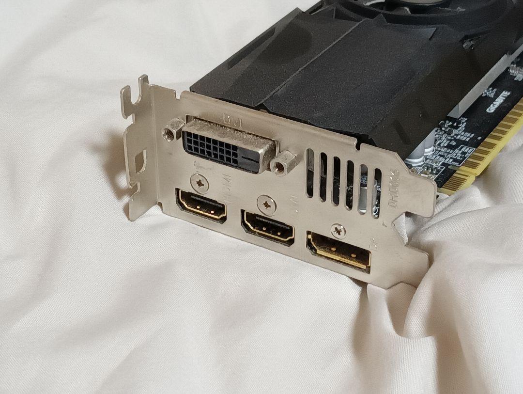 GIGABYTE GeForce GTX1050Ti 4GB ロープロファイル