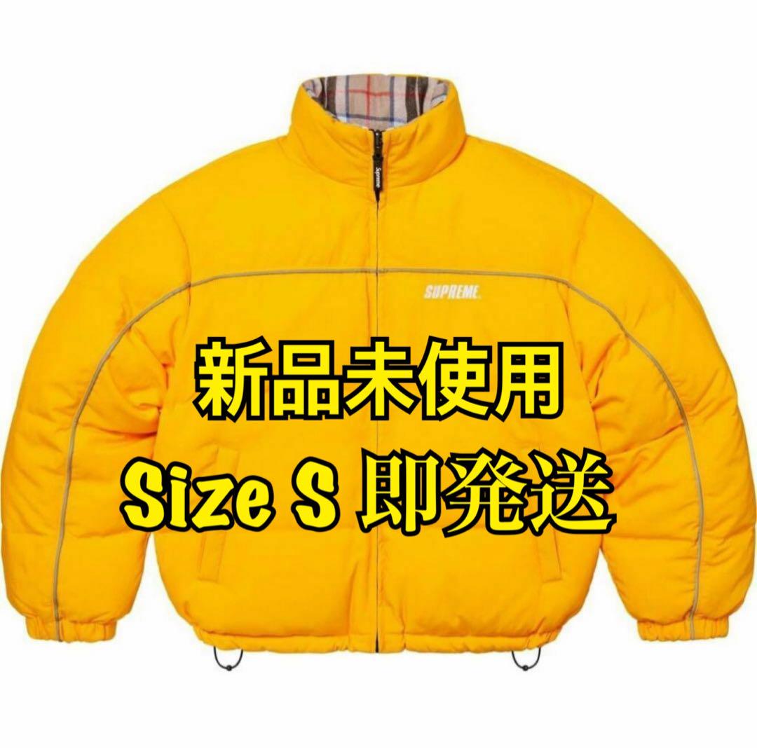 Supreme Reversible Puffer Jacket Yellow！