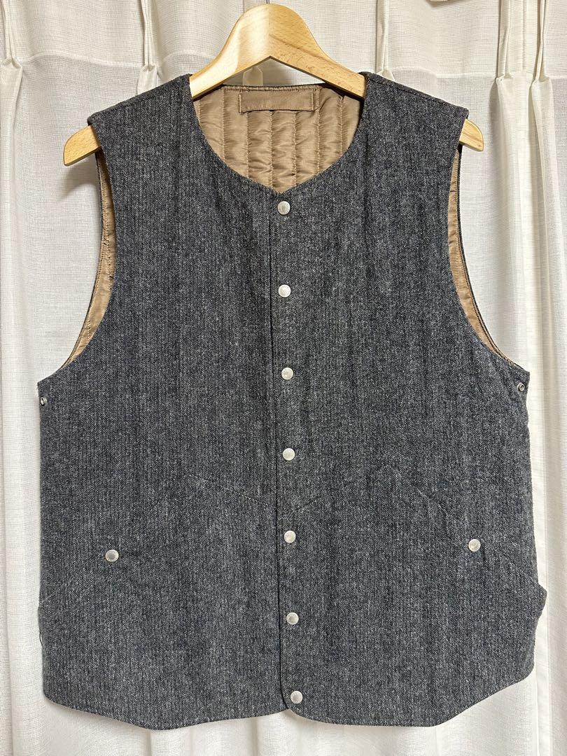 トップス Herringbone Mid-Layer Quilt Warm Vest