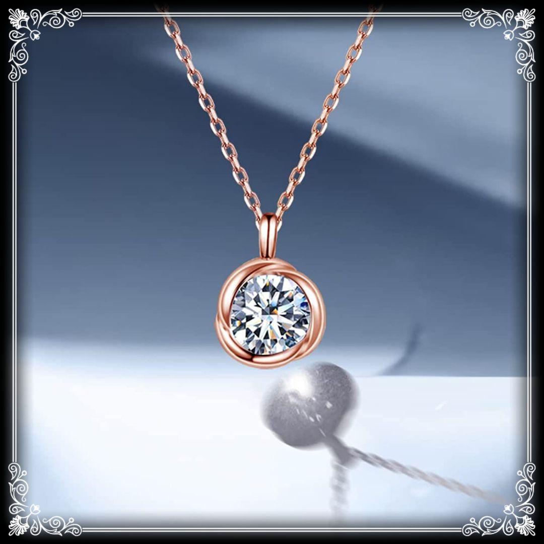 001N【51%OFF】ネックレス 一粒石 K18GP 18金 ピンクゴールド mv.church