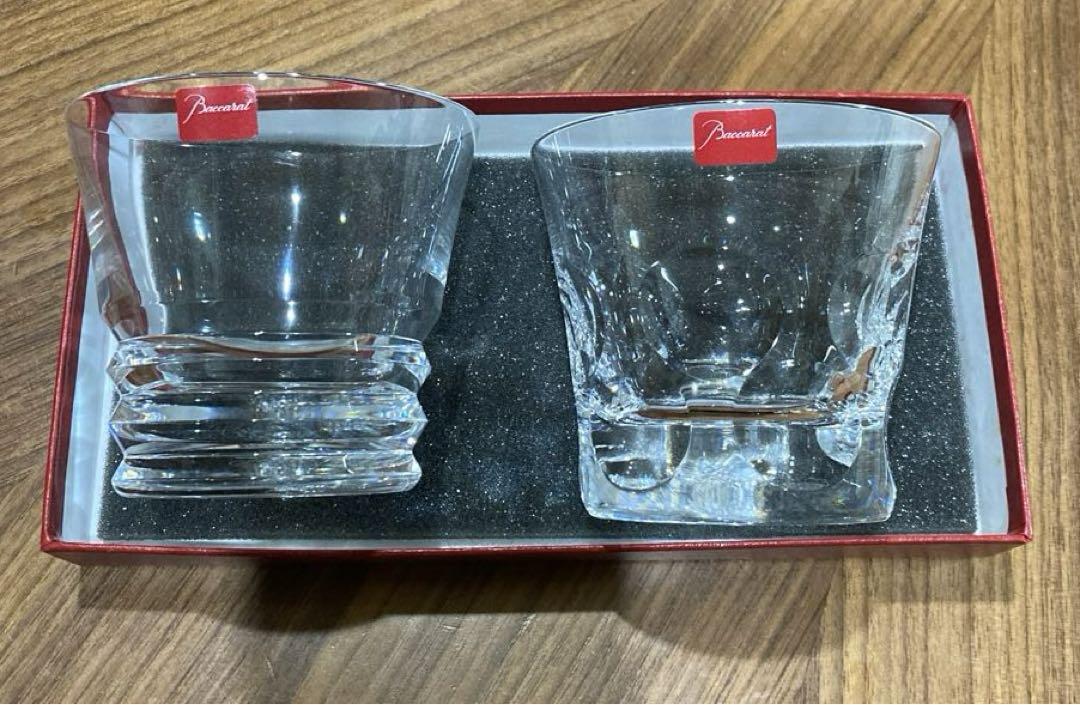 ☆新品未使用品☆baccarat バカラ ロックグラス ペアベルーガ ベガセット