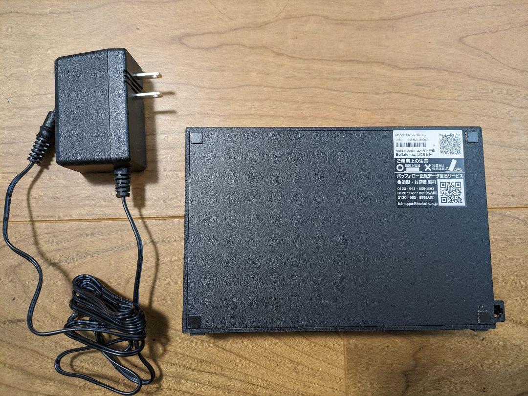 BUFFALO 外付けハードディスク 4TB ブラック HD-AD4U3 - その他新着