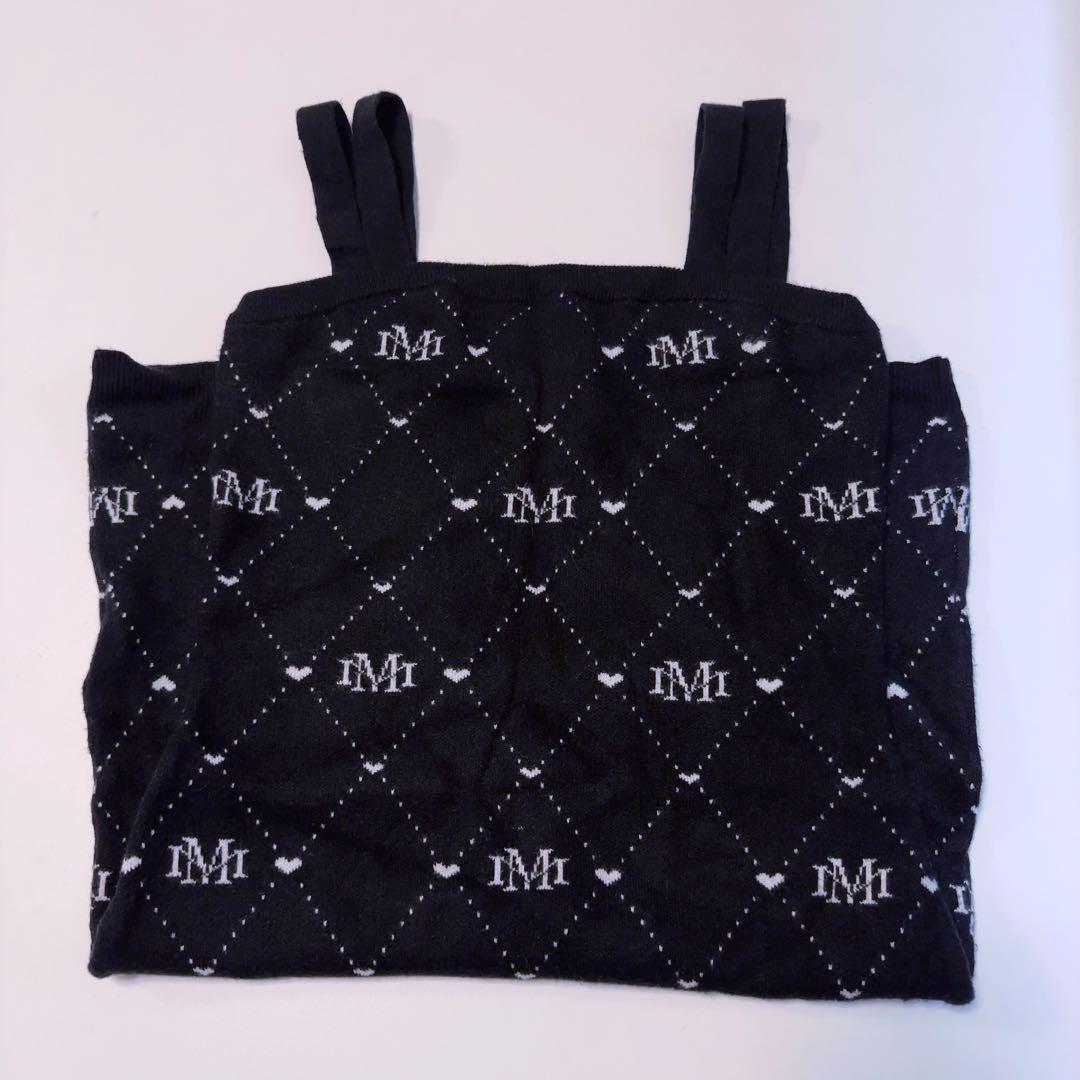 ミシェルマカロン M/Mモノグラムアンサンブルニットワンピース ミシェルマカロン M/Mモノグラムアンサンブルニットワンピース