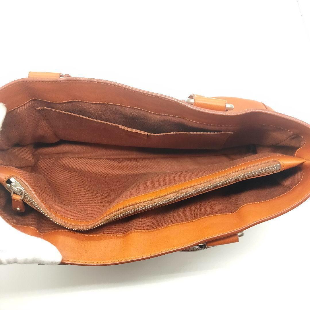 CELINE レザー ブギー ハンドバッグ ブラウン CELINE レザー ブギー ハンドバッグ ブラウン