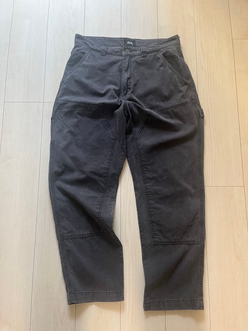Stussy ダブルニー ワークパンツ 32inchL STUSSY