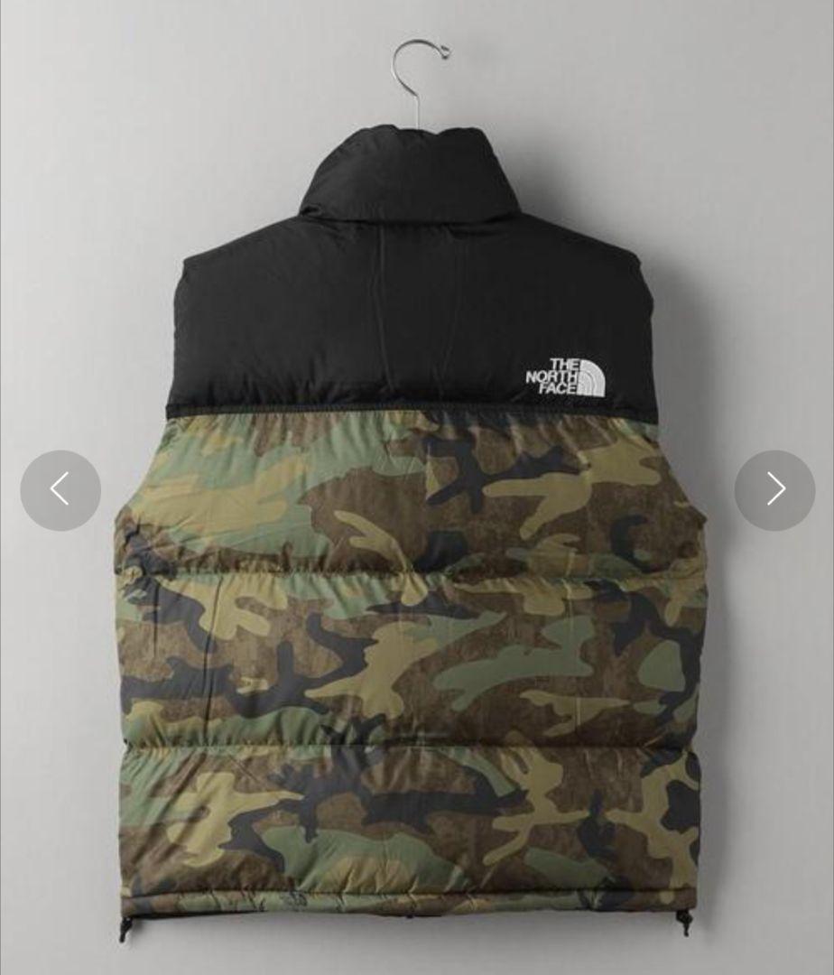 THE NORTH FACE ノースフェイス カーキ×ブラック L ヌプシ