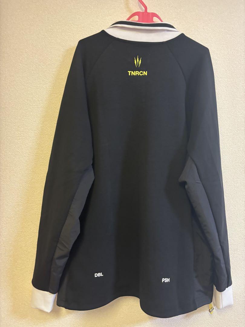 TNRCN HALF ZIP POLO WHITE RUFFLOG XL ゴルフ