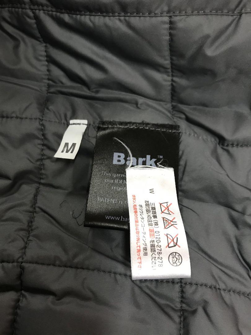 Bark 黒 ニット ダッフルコート