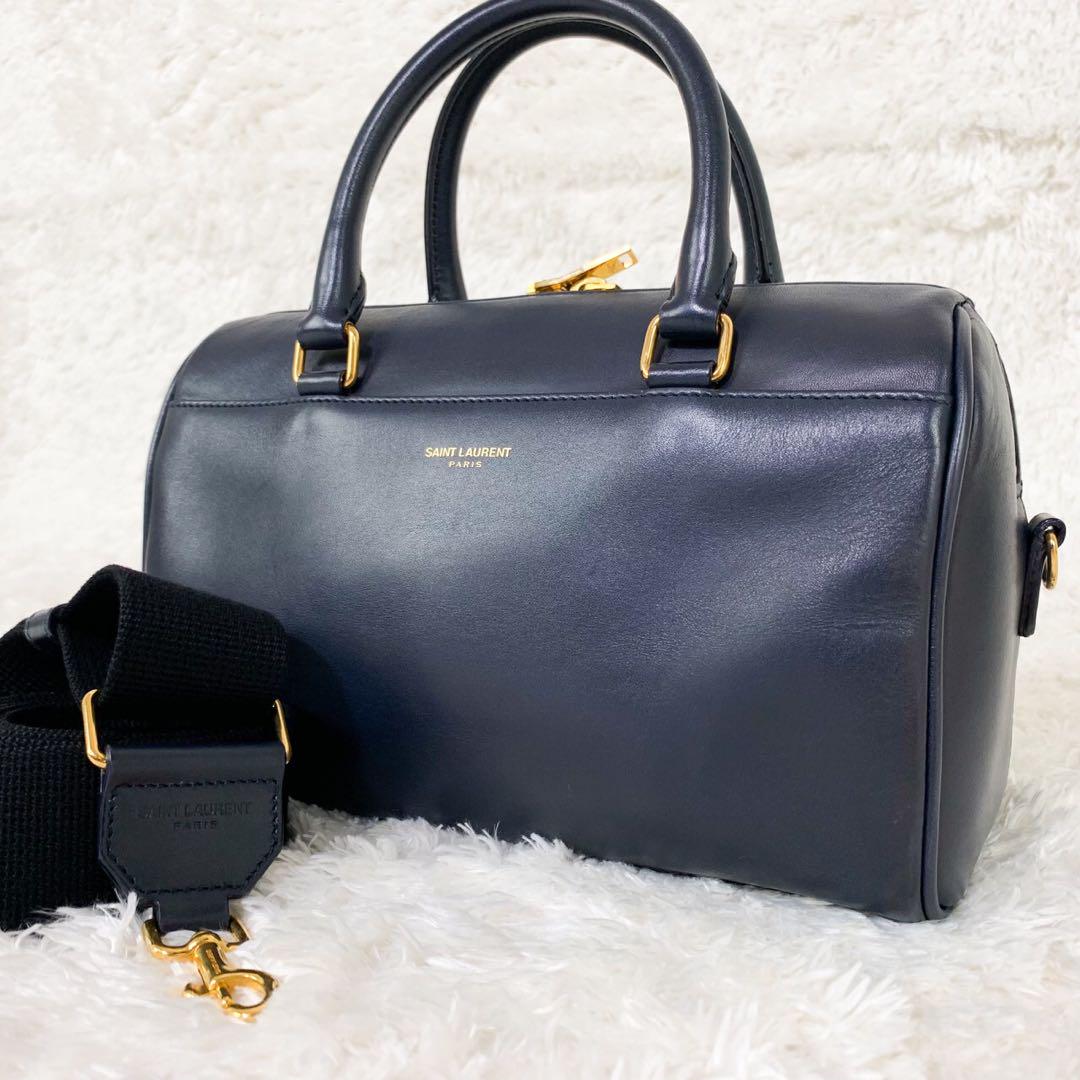 SAINT LAURENT PARIS サンローラン ベイビーダッフル バッグ-
