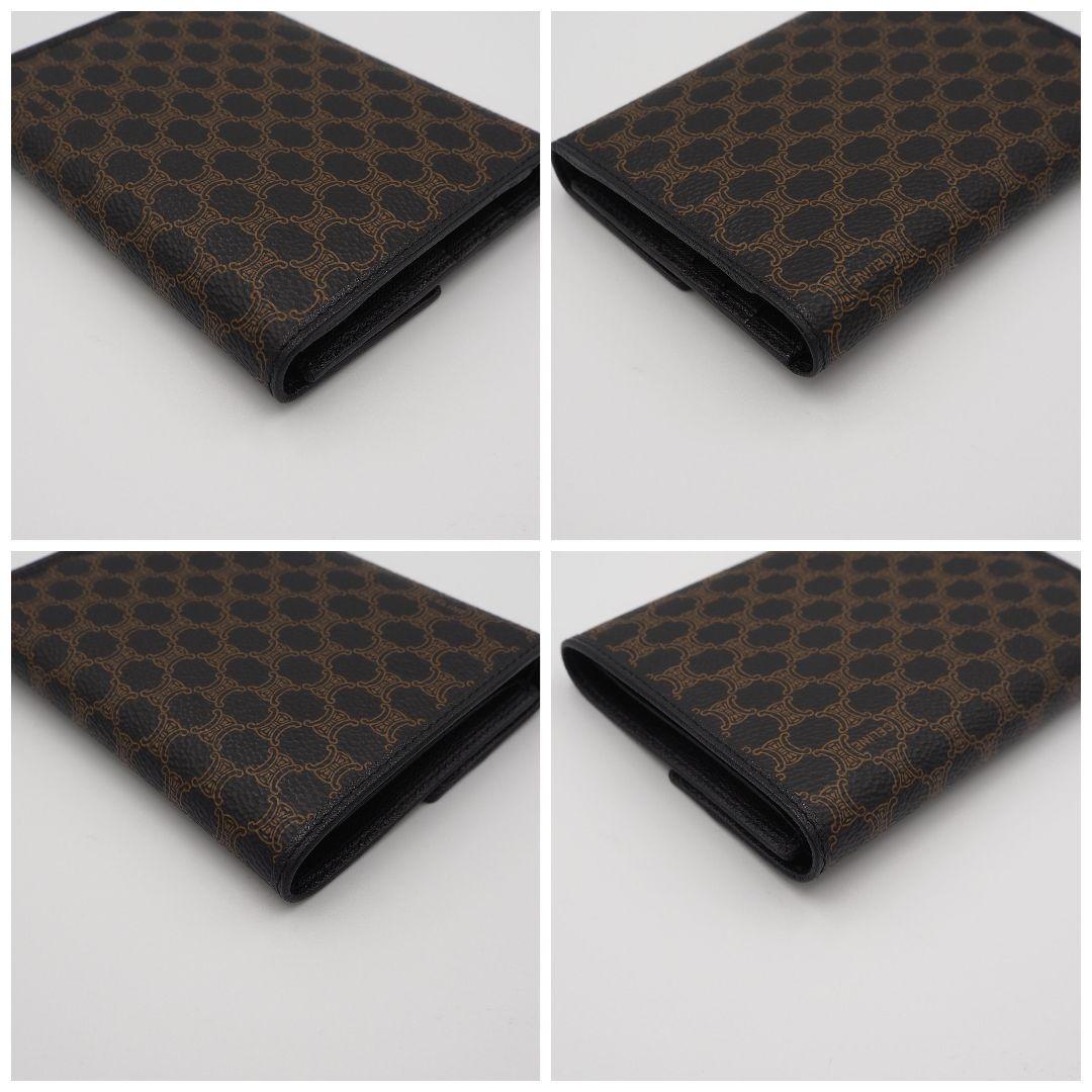 【極美品‼️】CELINE セリーヌ マカダム柄 三つ折り財布