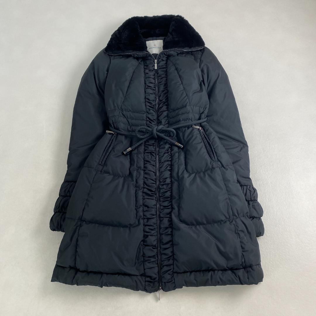 美品　MONCLER　ダウンコート　AMANDAリアルファー　ロングコート
