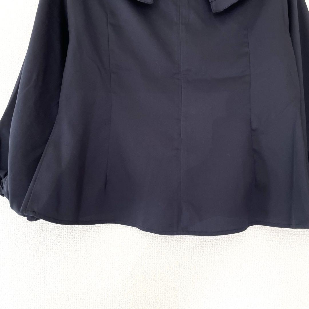 メゾンエシェル Maison Echelle フリルツキビッグカラーブラウス