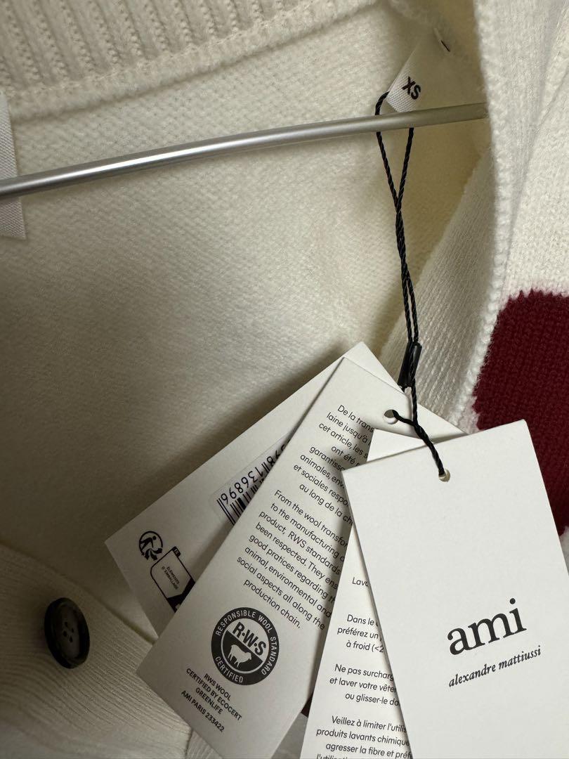 【正規品】完売品　Ami Paris アミパリス　ニットXSサイズ　カーディガン