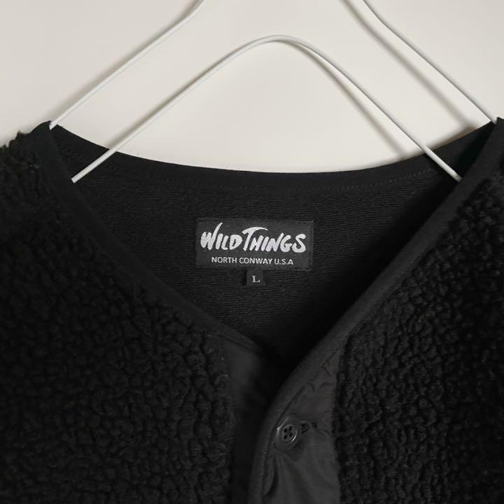ワイルドシングス BOA NO COLLAR JACKET ZMGFT-m48387395301 ボアジャケット 特価超特価