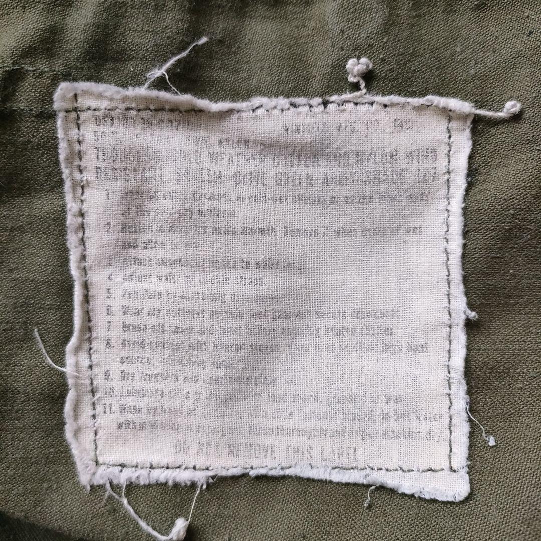 70's M65 field pantsステンシル