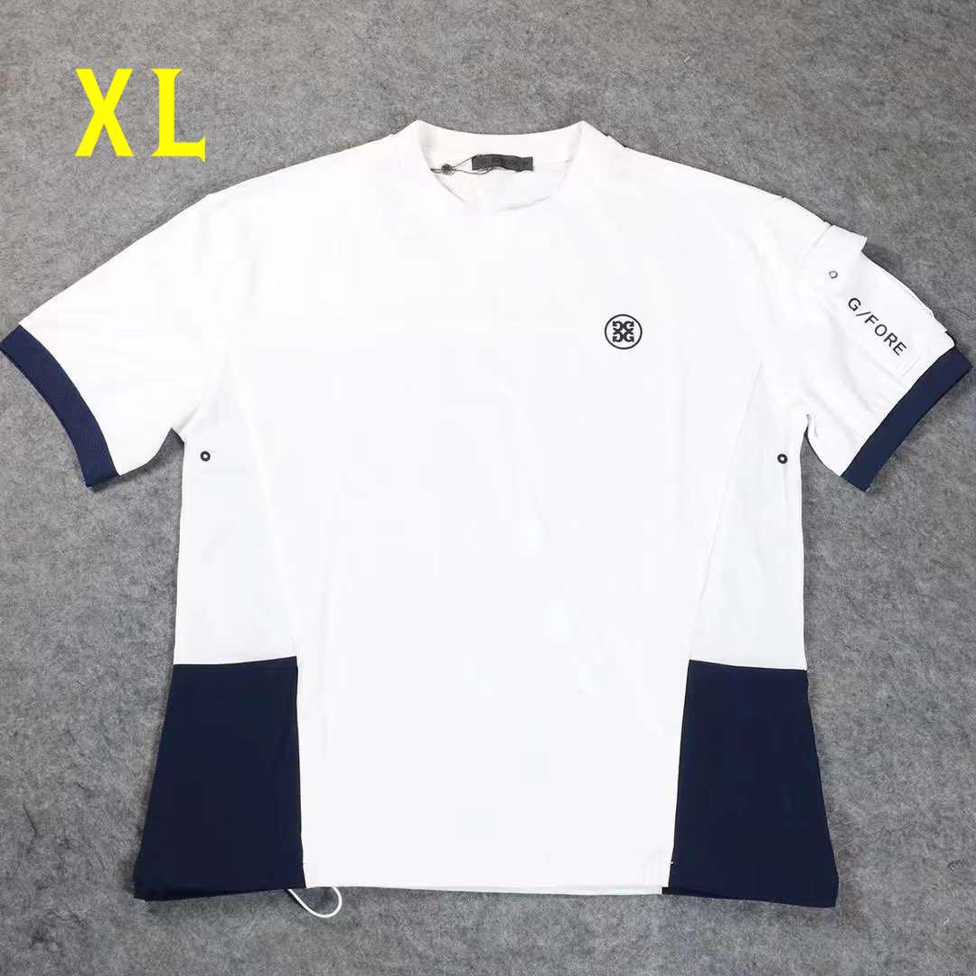 【激安セール】 G/FORE ゴルフ ジーフォア GOLF ホワイト Tシャツ XLサイズ メンズウェア